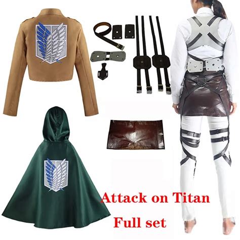 Cosplay Anime Ataque Em Titan Shingeki N O Kyojin Cosplay Traje Recon