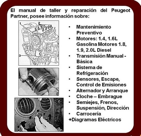 Manual De Taller Peugeot Partner Citroen Berlingo 1996 2005 Cuotas