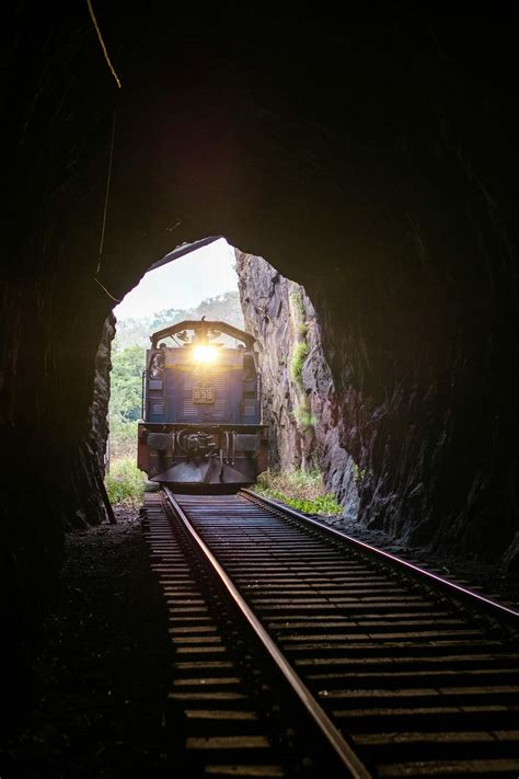 Train Rail In Tunnel · Free Stock Photo