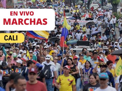 Marchas Hoy En Cali 🔴marchas En Vivo Cali 8 De Febrero Estos Son Los