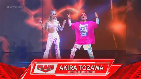 Akira Tozawa Entrance WWE Monday Night Raw October 23 2023 YouTube