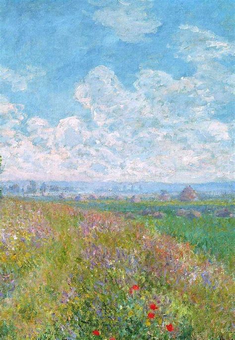Meadow With Poplars By Monet Monet Peintre Monet Peintre