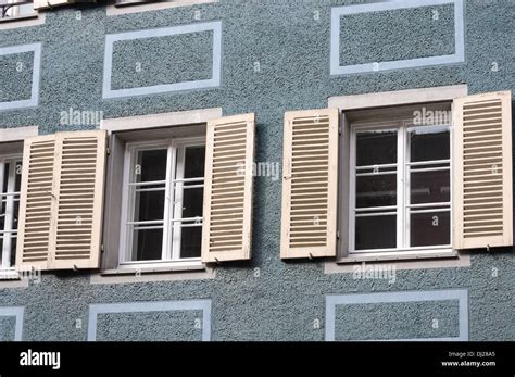 Konstanz Germany Traditional Window Shutters Stock Photo Alamy