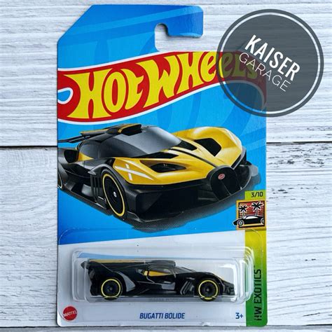 Hot Wheels Bugatti Bolide Yellow Black Shopee Malaysia