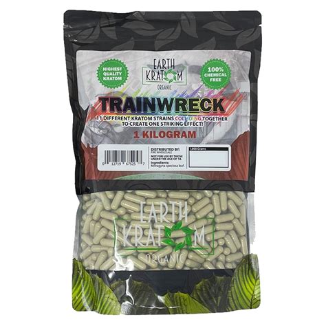 Buy Earth Kratom Trainwreck Kratom Capsule