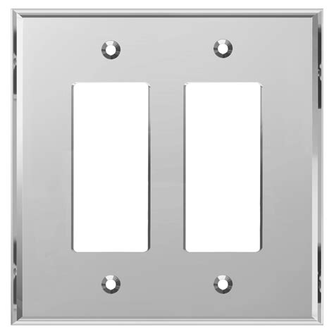 Lider Oversized Acrylic Double Decorator Wall Plate Gang Lider