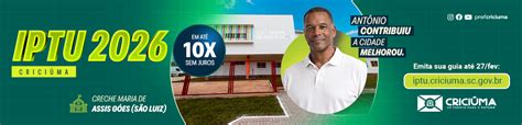 Iptu Criciuma 2026