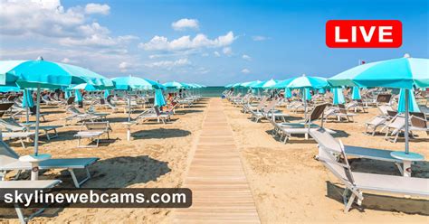 【live】 Webcam Sulla Spiaggia Di Rimini Miramare Skylinewebcams