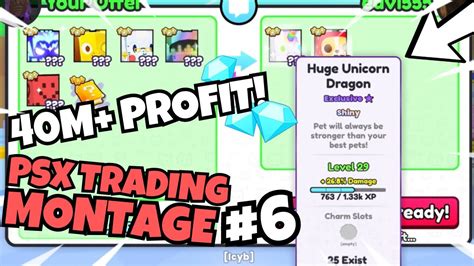 M Profit Pet Simulator Trading Montage Ps Roblox