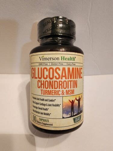 Vimerson Health Glucosamine With Chondroitin Turmeric Msm Boswellia