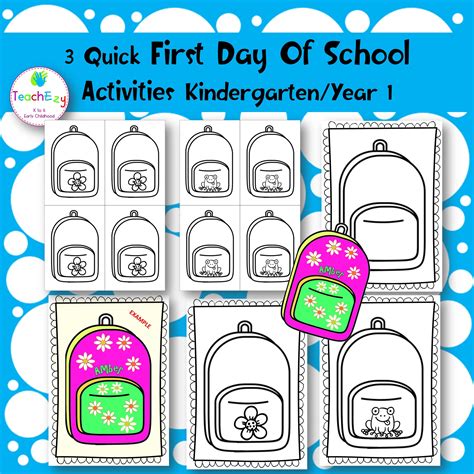 3 First Day Of School Activities Teachezy