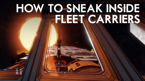 Elite Dangerous Fleet Carrier Interiors How To Sneak Inside With