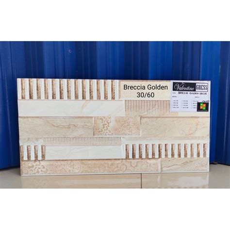 Jual Keramik Dinding 30x60 Breccia Golden Decor Valentino Gress Kw