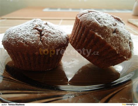 Jemné čokoládové muffiny recept TopRecepty cz