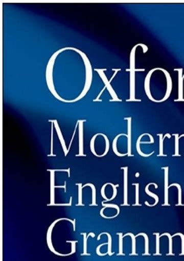 Oxford Modern English Grammar : Free Download, Borrow, and Streaming ...