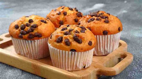 Muffins au lait de riz et aux pépites de chocolat prêts en 5 minutes