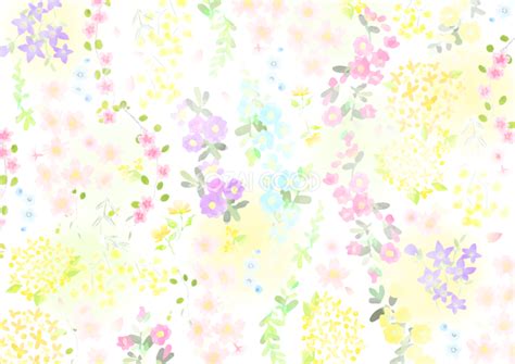 かわいい春の花のパステルカラー背景無料イラスト64500 素材good Hackathon Picsart Background