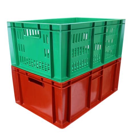 Купить Ящик Европак перфорированный пищевой в магазине