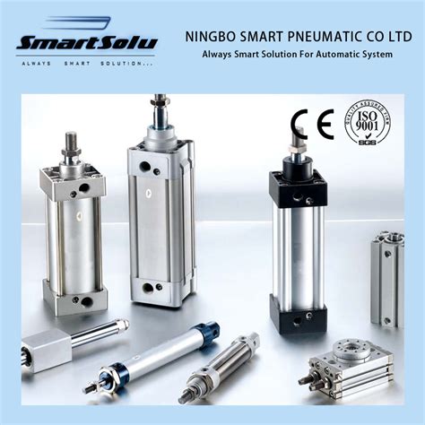 Single Double Acting Dnc Iso Stainless Steel Pneumatic Air Cylinder