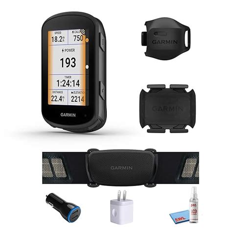 Garmin Edge 540 Bundle Compact GPS Cycling Computer With Button