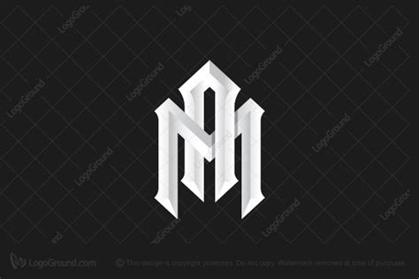 MA or AM Monogram Logo