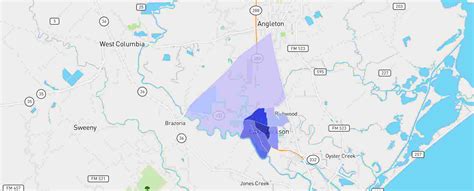 Lake Jackson Zip Code Map Faythe Theresina