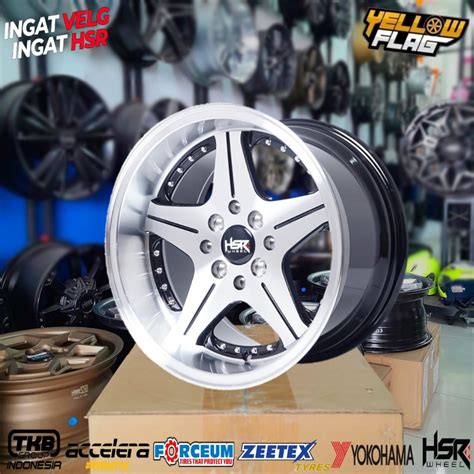 Jual Velg Racing HSR Anambas Ring 15 Lebar 7 8 Velg Mobil Visto Picanto