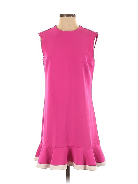 Victoria Beckham For Target Solid Pink Casual Dress Size S 72 Off