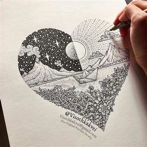 1001 Ideas De Dibujos De Amor Bonitos Y Originales Mandala Design