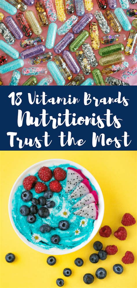 18 Top Vitamin Brands Nutritionists Really Trust - Amy Gorin Nutrition