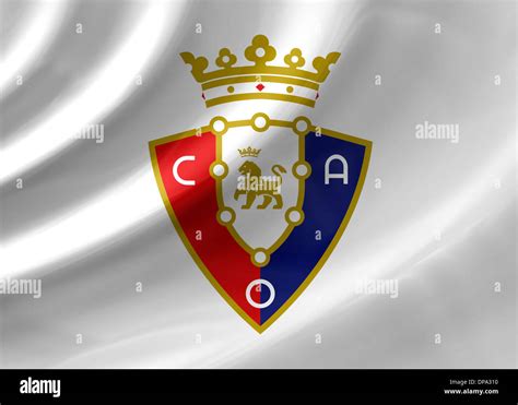 CA Osasuna flag logo icon symbol emblem Stock Photo - Alamy