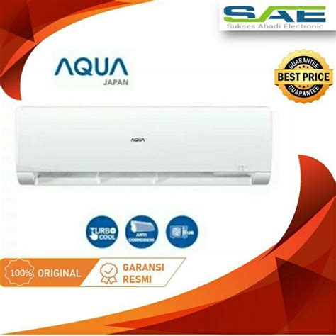 Jual AQUA AC Standard 1 2 PK AQA KCR5AHP INDOOR OUTDOOR UNIT Pasang