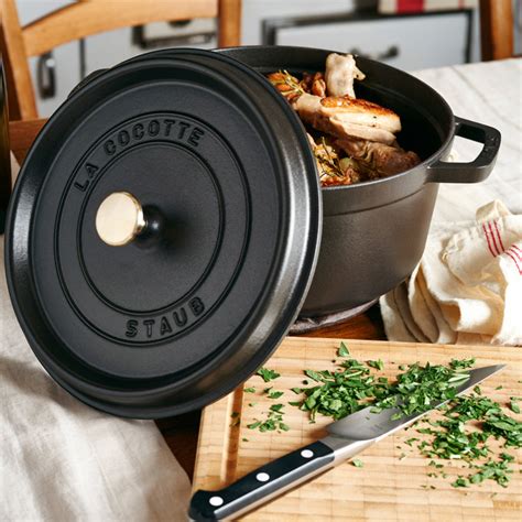 Cocotte Fonte Noire 24 Cm Colichef Fr