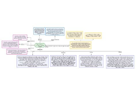 Mapa mental sobre los derechos de las víctimas por agentes químicos