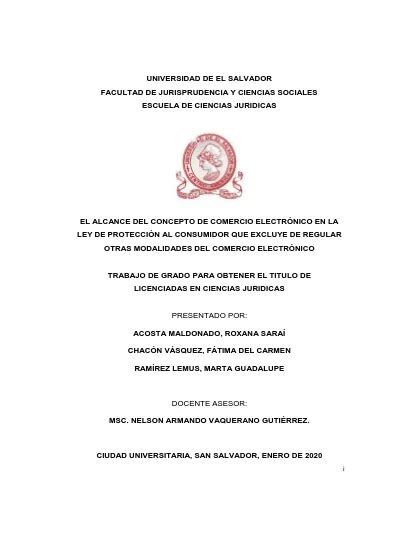 El Alcance Del Concepto De Comercio Electr Nico En La Ley De Protecci N