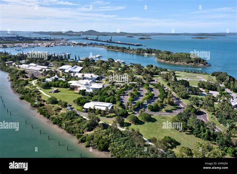 Aerial Of The Central Queensland University Complex At The Marina