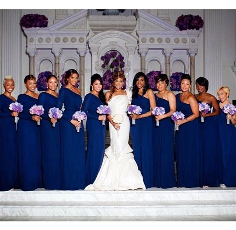 Monica And Her Star Studded Bridesmaids Line Up Bridesmaid Wedding