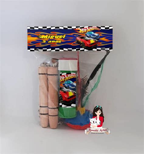Kit Lembrancinha Bolha de Sabão Hot Wheels Elo