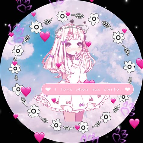 cute pfp  floral anime girl wallpaper wallpaperscom