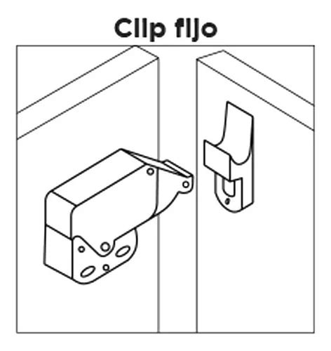 Reten Para Puerta Push On Expulsor Mini Latch X Unid En