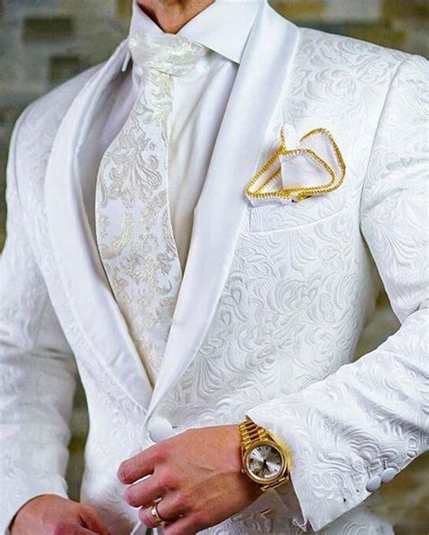 Cb742 White Wedding Groom Dress Suits Shawl Lapel Tuxedos 2 Pieces Ja Classbydress