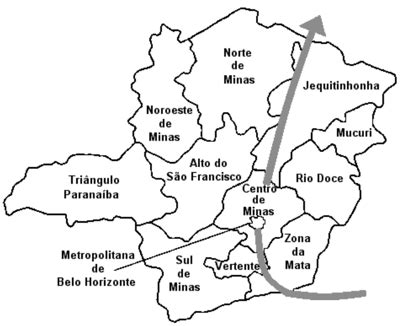 Quest O Analise O Mapa Das Mesorregi Es De Minas Gerais Em Que Est