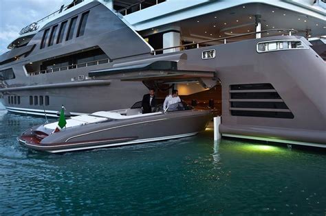 This Megayacht By Crn Is The Worlds First Floating Garage