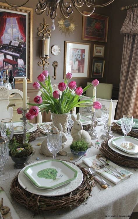 Pretty In Pastel Easter Table Decoration Ideas Easter