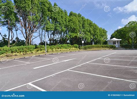 Open Car Parking Lots Stock Photo Image Of Allocation 41869462