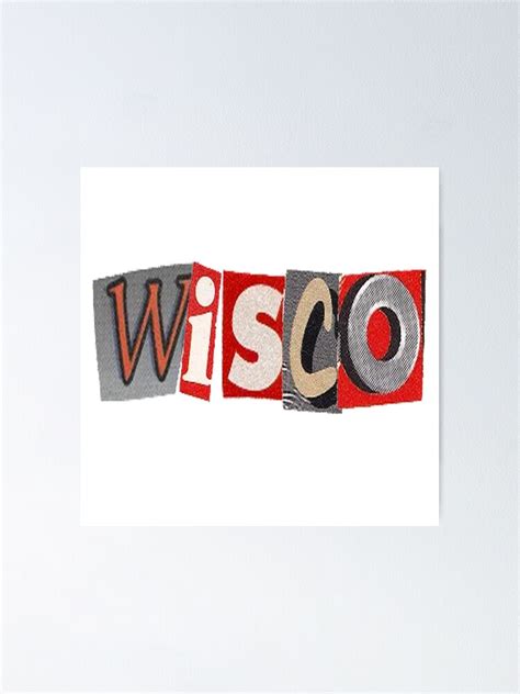 University Of Wisconsin Wisco Sticker Poster For Sale By