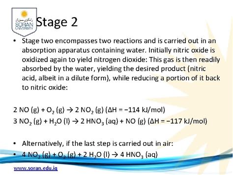 Industrial Chemistry The Haber Process The Ostwald Process