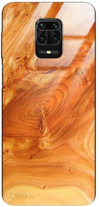 Forestzone Etui Drewniane Xiaomi Redmi Note 9S Premium Wood Honey Glass