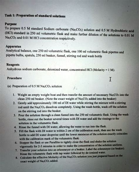 Na Co Hcl Sodium Carbonate And Hydrochloric Acid