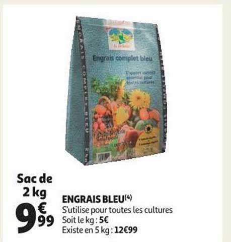 Promo Engrais Bleu Chez Auchan Icatalogue Fr